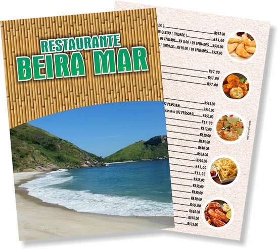 cardápios
